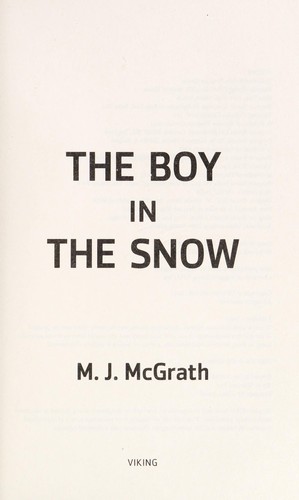 Cover for The boy in the snow