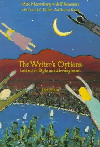 Cover for The writer's options