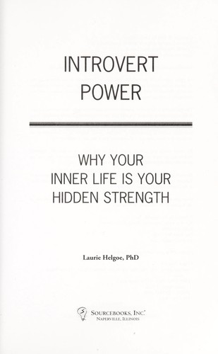 Cover for Introvert power