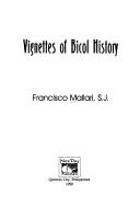 Cover for Vignettes of Bicol history