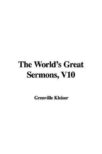 Cover for The World's Great Sermons, V10