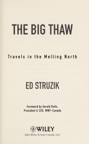 Cover for The big thaw