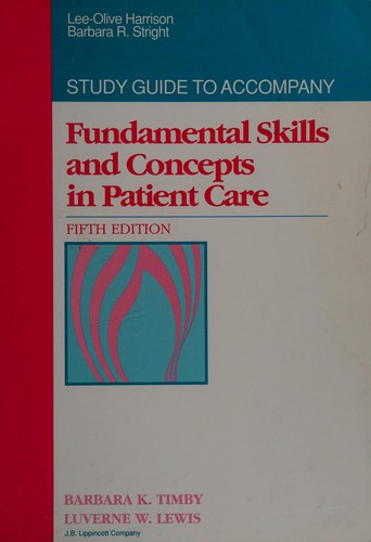 Cover for Study Guide to Accompany Fundamental Skills and Concepts in Patient Care