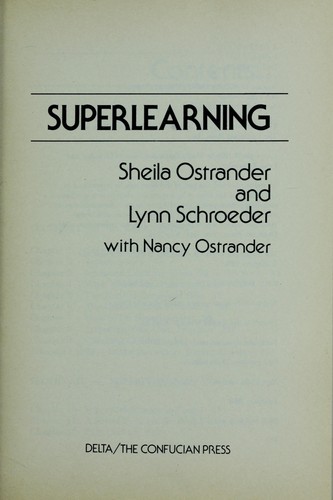 Cover for Superlearning