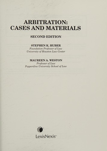 Cover for Arbitration