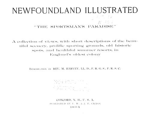 Cover for Newfoundland illustrated