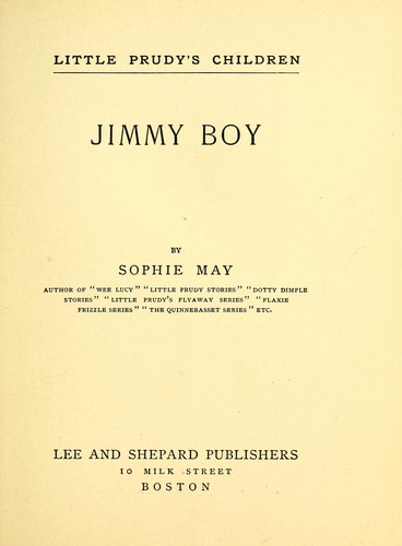 Cover for Jimmy boy