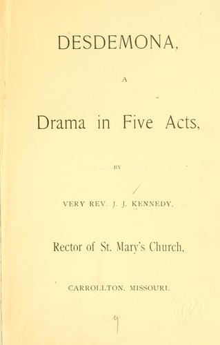 Cover for Desdemona