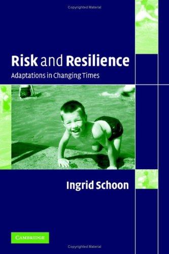 Cover for Risk and resilience