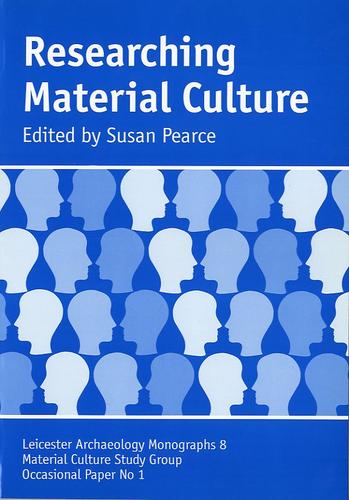 Cover for Researching material culture