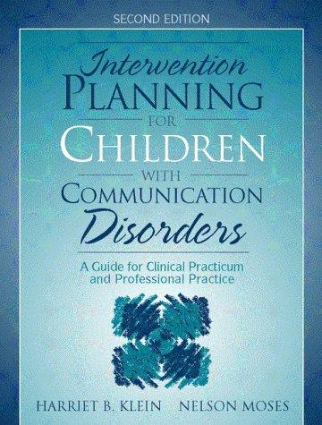 Cover for Intervention Planning for Children with Communication Disorders