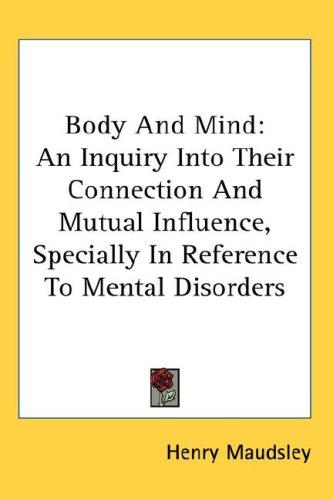 Cover for Body And Mind