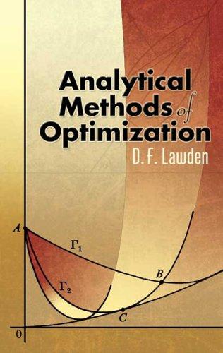 Cover for Analytical Methods of Optimization