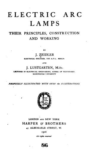 Cover for Electric arc lamps