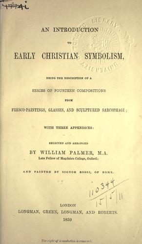 Cover for An introduction to early Christian symbolism