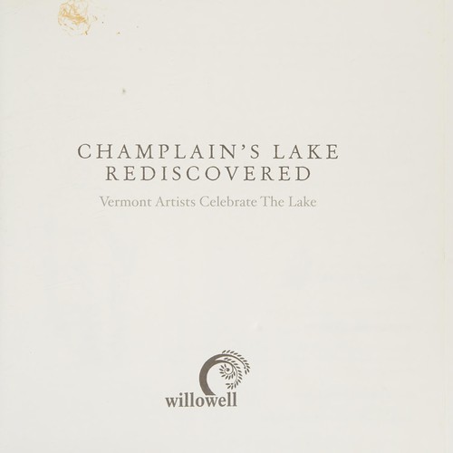 Cover for Champlain's Lake Rediscovered