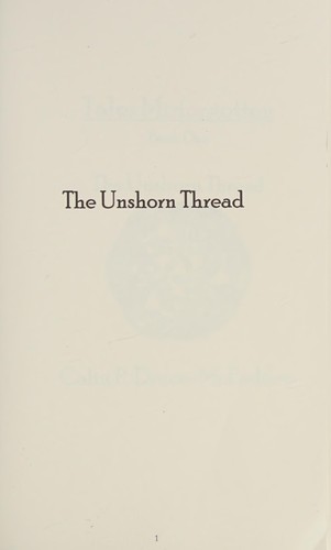 Cover for The unshorn thread