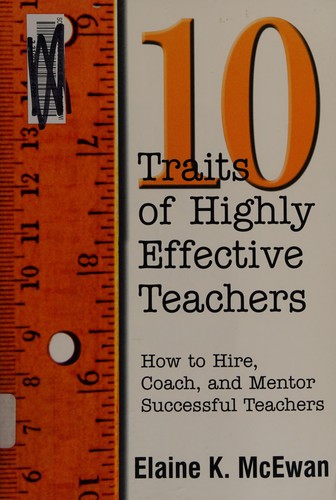 Cover for Ten traits of highly effective teachers