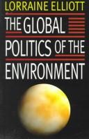Cover for The global politics of the environment