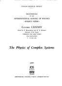 Cover for The physics of complex systems