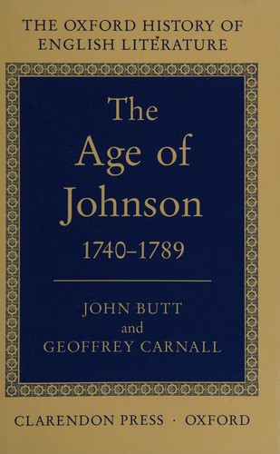 Cover for The Oxford History of English Literature