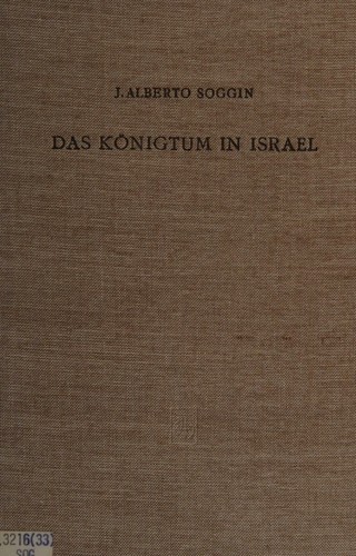 Cover for Das Konigtum in Israel
