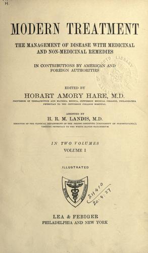 Cover for Modern treatment