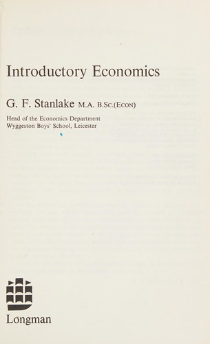 Cover for Introductory economics