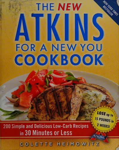 Cover for The new Atkins for a new you cookbook