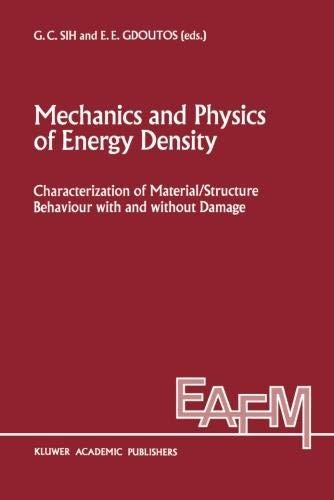 Cover for Mechanics and Physics of Energy Density