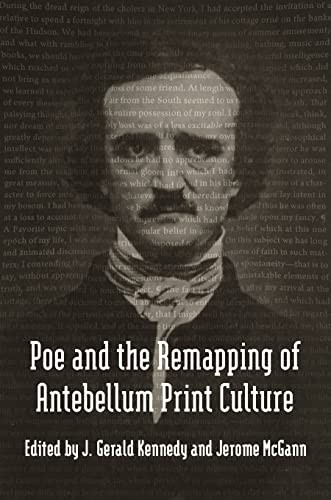 Cover for Poe and the remapping of antebellum print culture