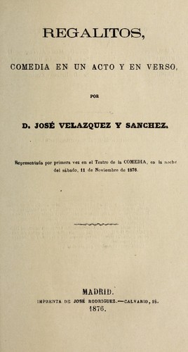 Cover for Regalitos