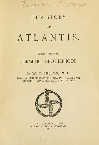Cover for Our story of Atlantis