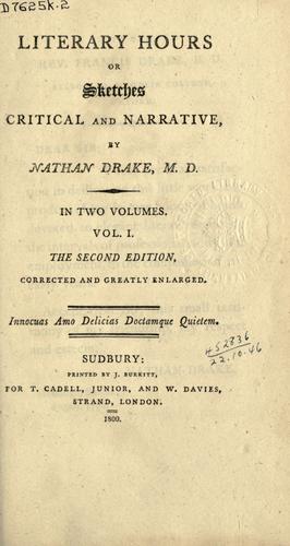 Cover for Literary hours