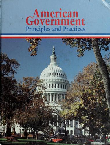 Cover for American government, principles and practices