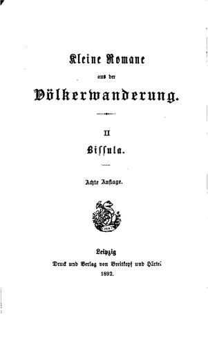 Cover for Kleine Romane aus der Völkerwanderung