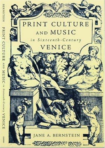 Cover for Print culture and music in sixteenth-century Venice