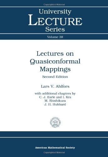 Cover for Lectures on quasiconformal mappings