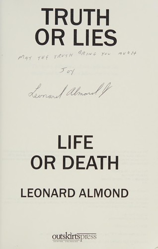 Cover for Truth or lies, life or death