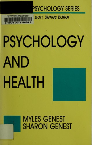 Cover for Psychology and health