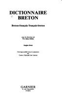 Cover for Dictionnaire Breton