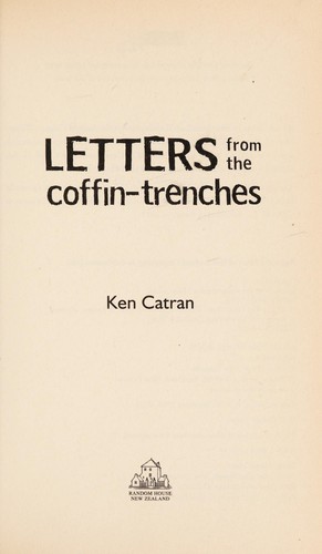 Cover for Letters from the coffin-trenches