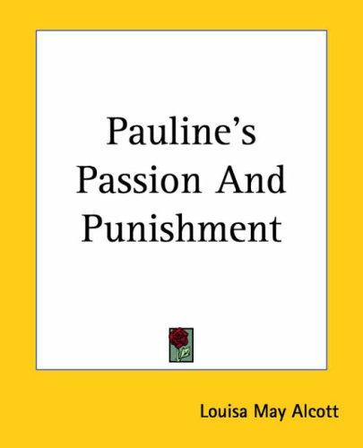 Cover for Pauline's Passion And Punishment