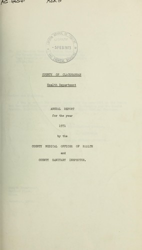 Cover for [Report 1971]