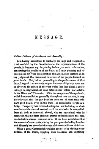 Cover for Public Documents of the State of Wisconsin: Being the Reports of the Various ...