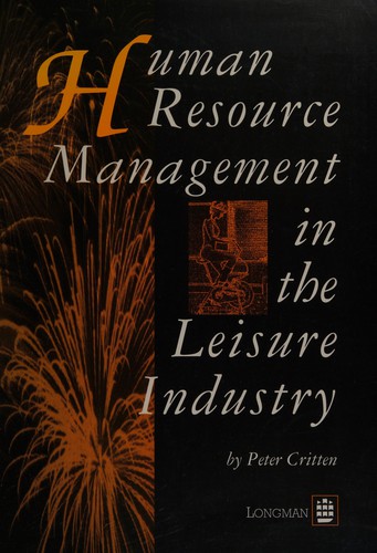 Cover for Human resource management in the leisure industry