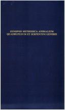Cover for Synopsis methodica animalium quadrupedum et serpentini generis