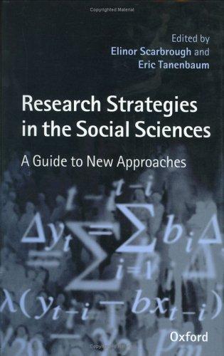 Cover for Research strategies in the social sciences
