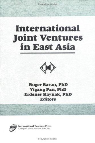 Cover for International Joint Ventures in East Asia (Monograph Published Simultaneously As the Journal of Euromarketing , Vol 4, No 3/4) (Monograph Published Simultaneously ... Journal of Euromarketing , Vol 4, No 3/4)