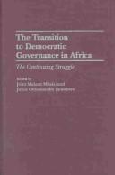 Cover for The transition to democratic governance in Africa